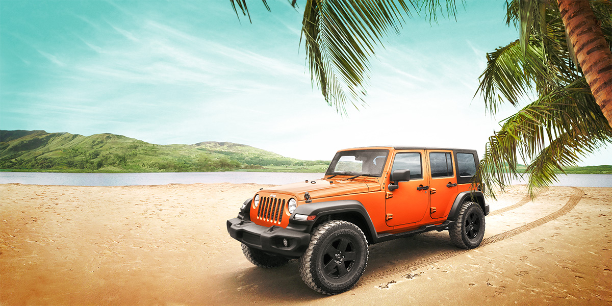 Jeep Wrangler retouching