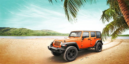 Auto Retouching Jeep