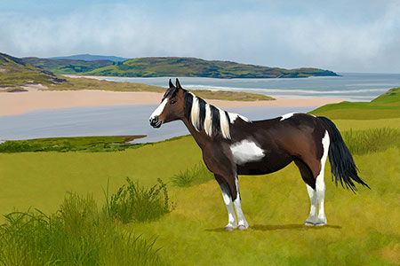 Horse painting