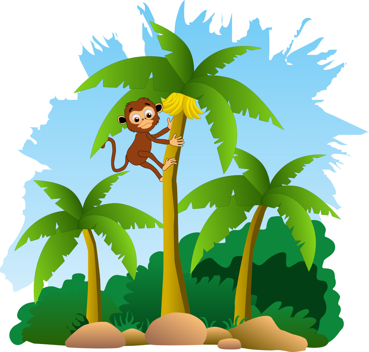 Preview of Monkey vector illustration